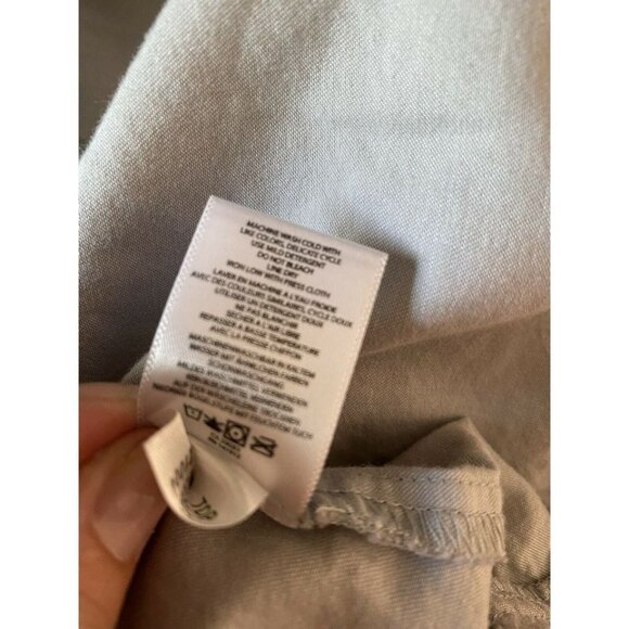 Noble Outfitters Large Western Snap Button Up Rodeo Shirt Equestrian Raw Hem - Picture 8 of 9